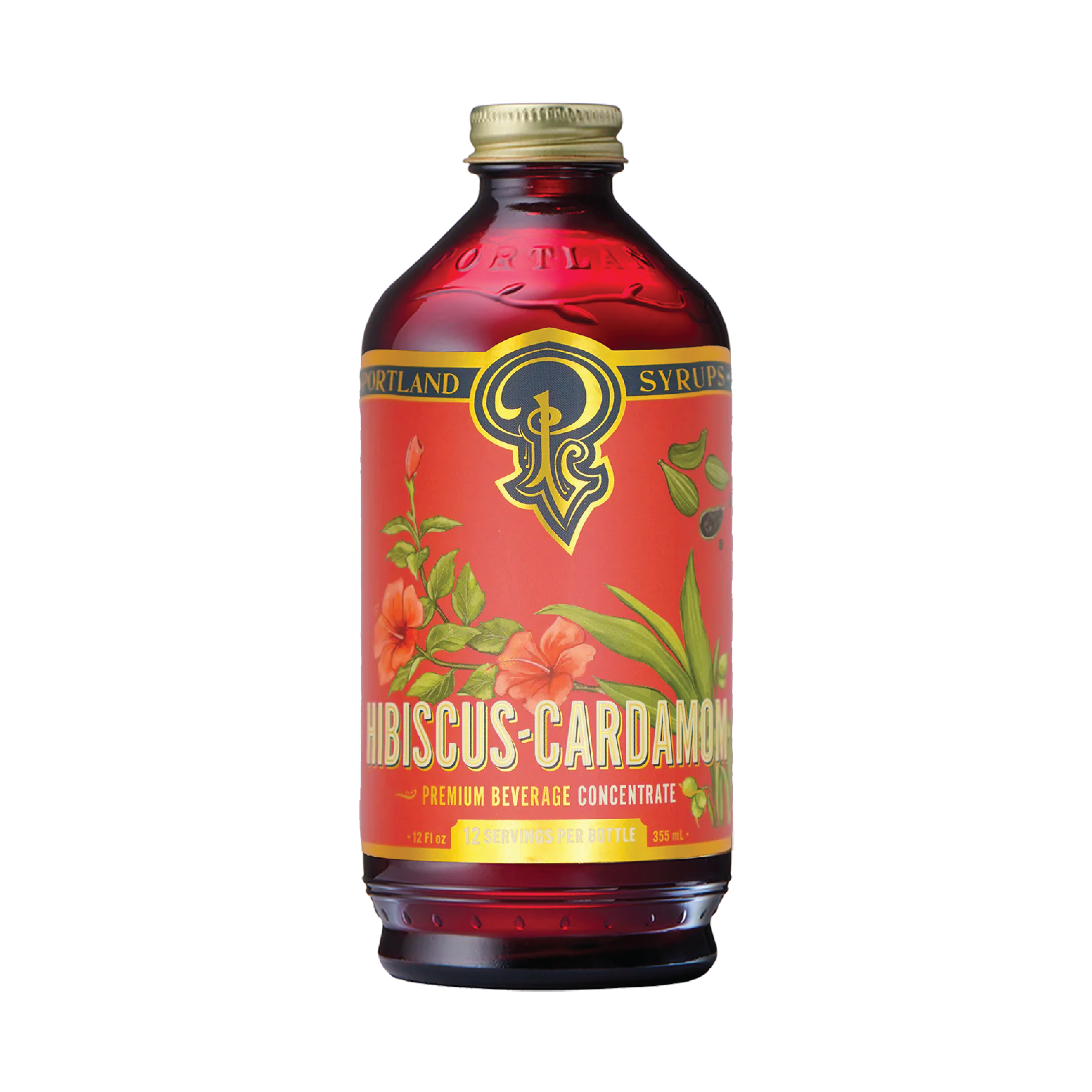 Portland Syrups - Hibiscus Cardamom (12oz)