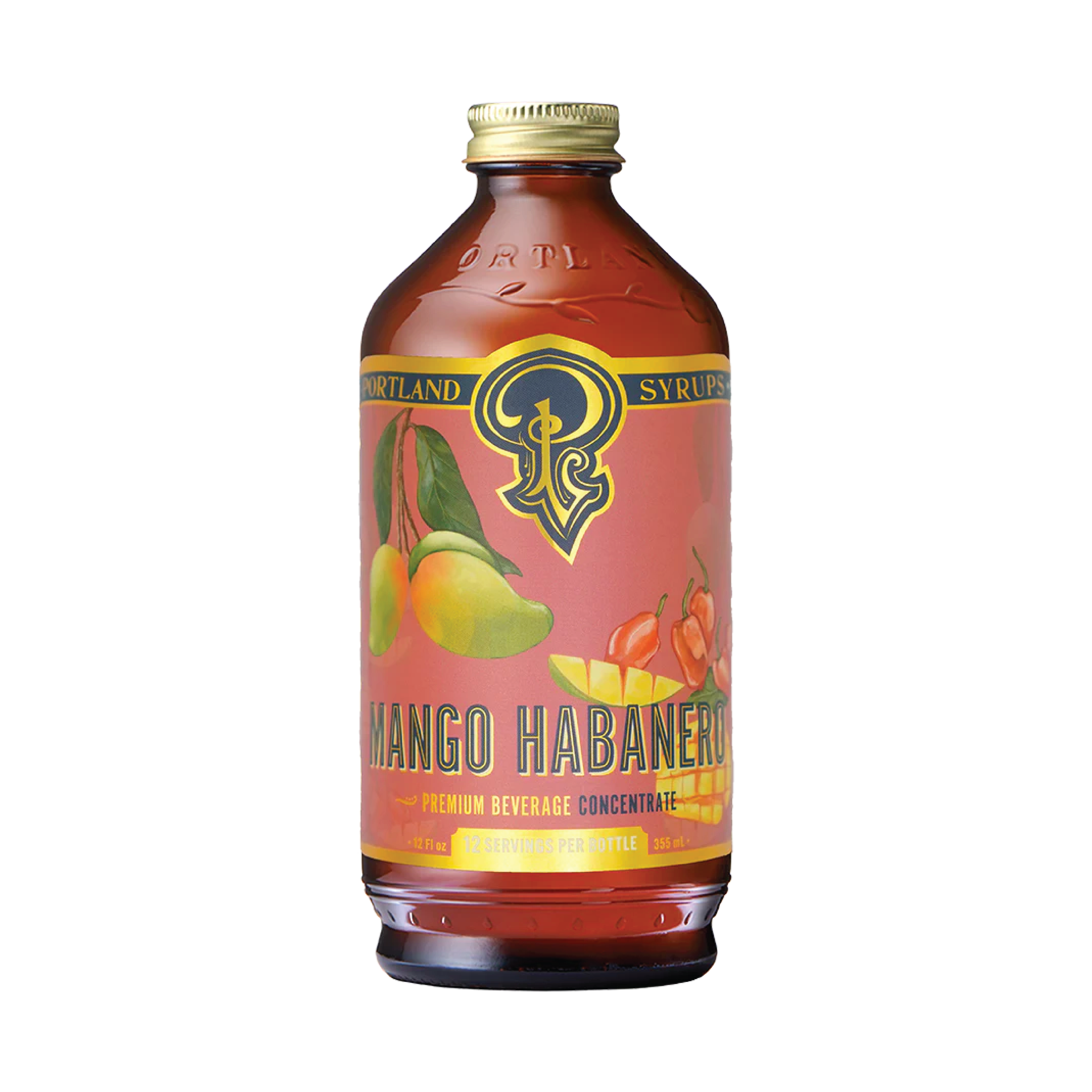 Portland Syrups - Mango Habanero Syrup (12oz)