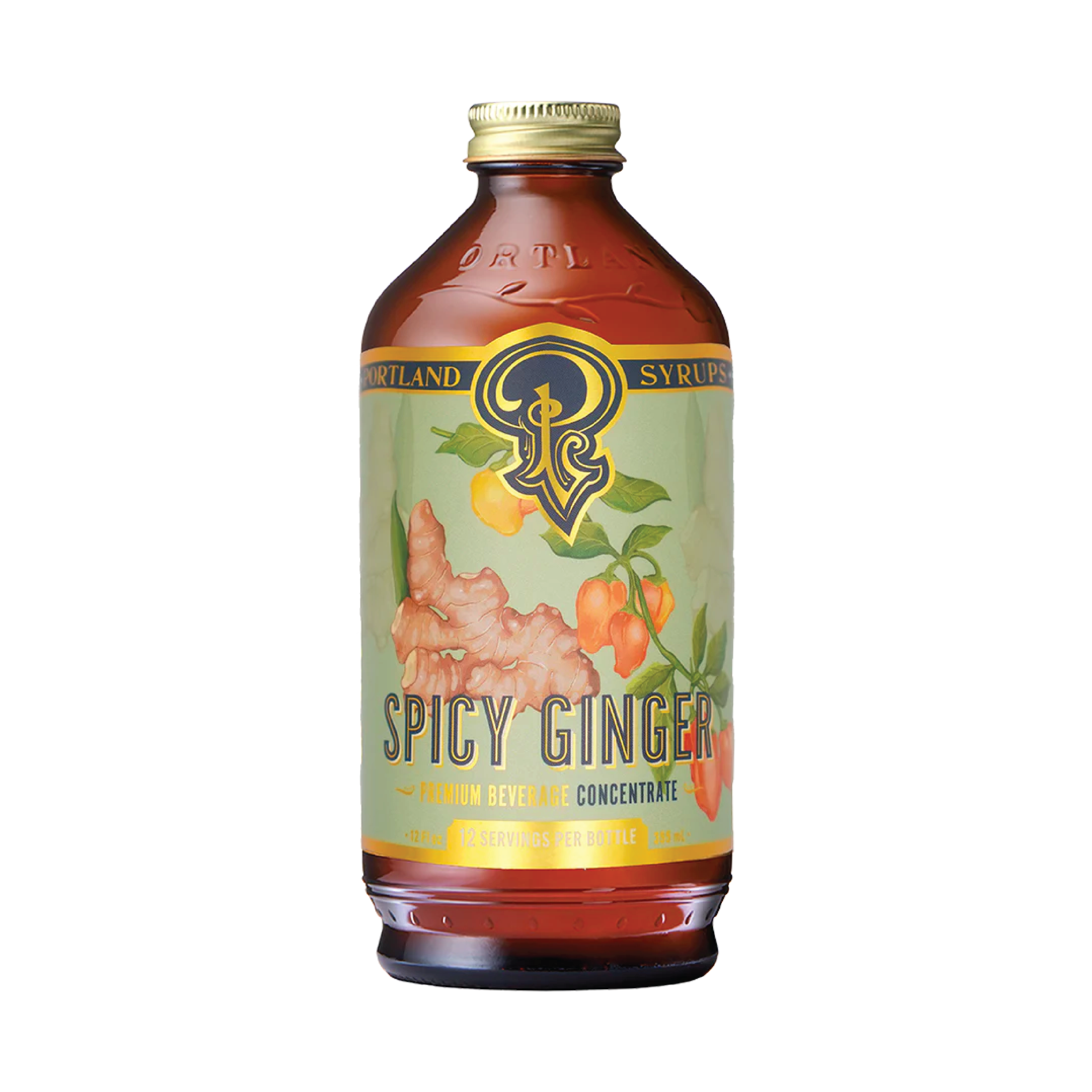 Portland Syrups - Spicy Ginger Syrup (12oz)