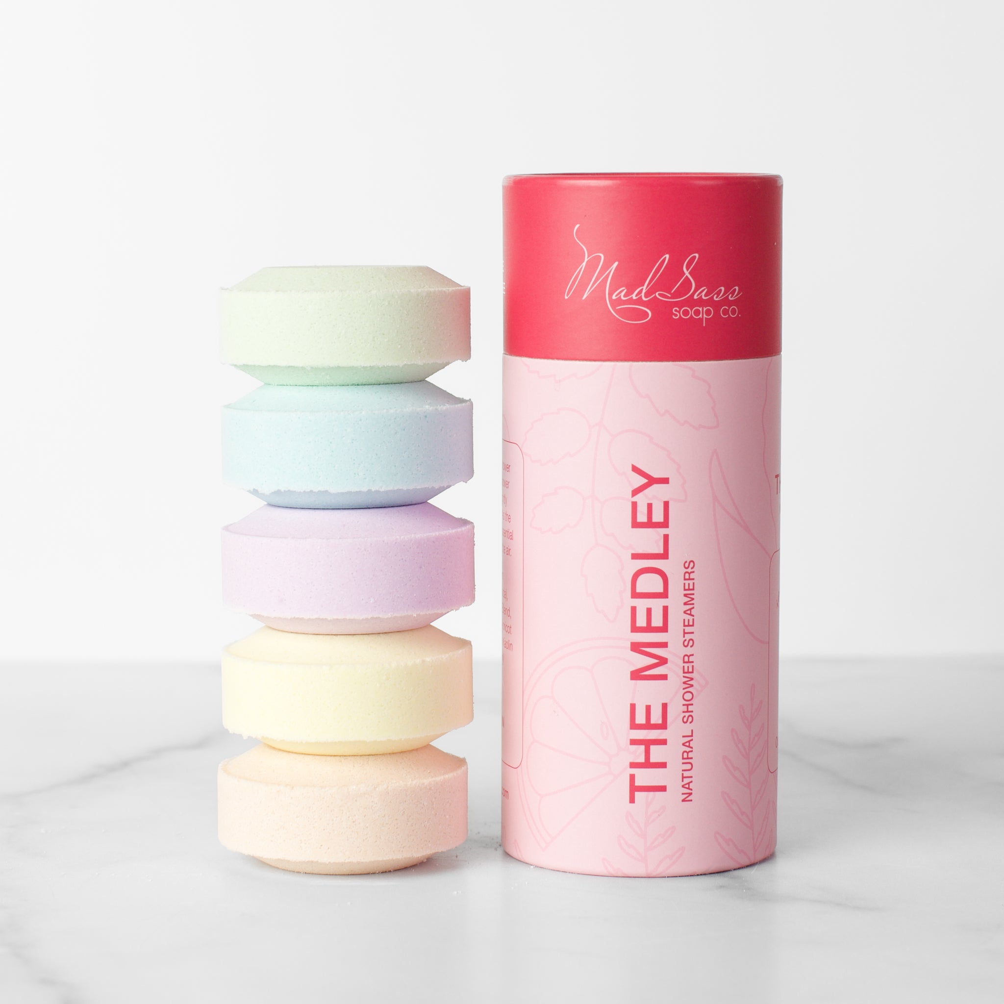 The Medley (Pack of 5) - Shower Steamers – Mad Sass Soap Co