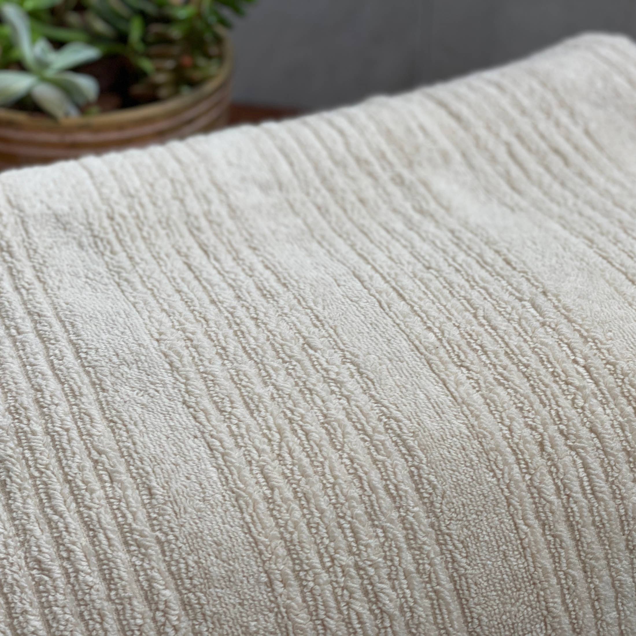 loom.ist - Ottoman Terry Bath Towel: White