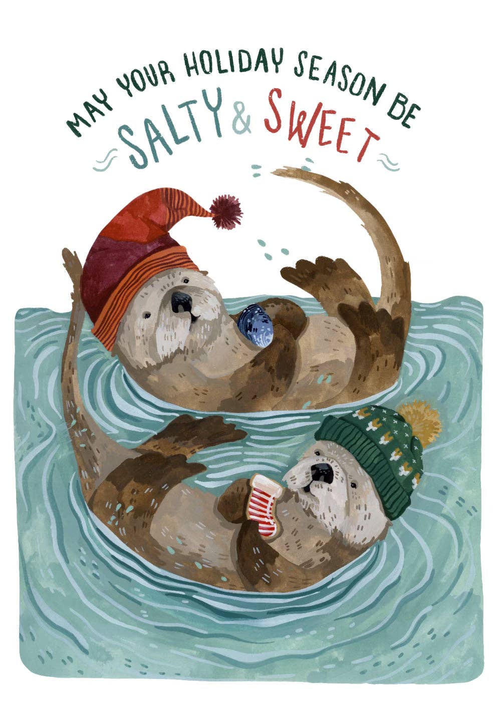Canyon & Cove Art - Salty and Sweet Christmas Card