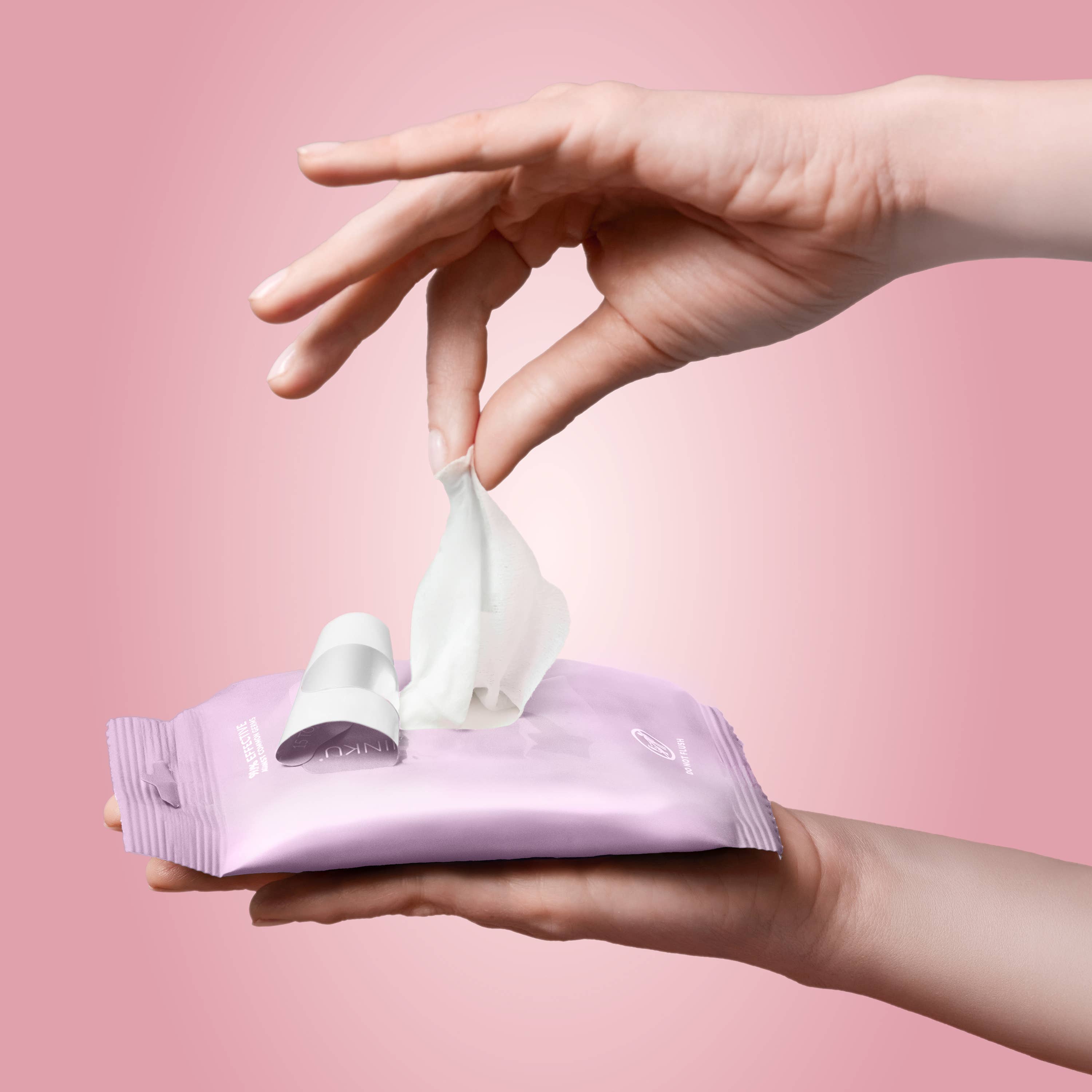 Noshinku - Lavender Nourishing & Sanitizing Travel Wipes