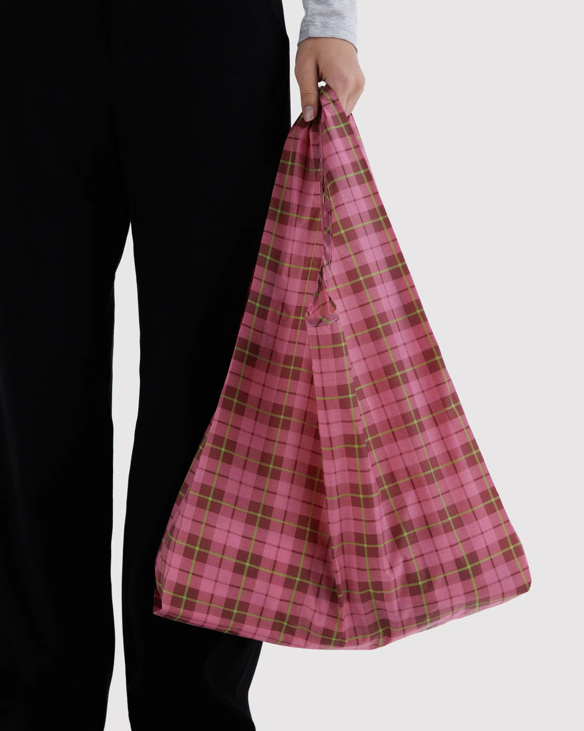 Baggu - Standard Baggu - Azalea Pink Tartan