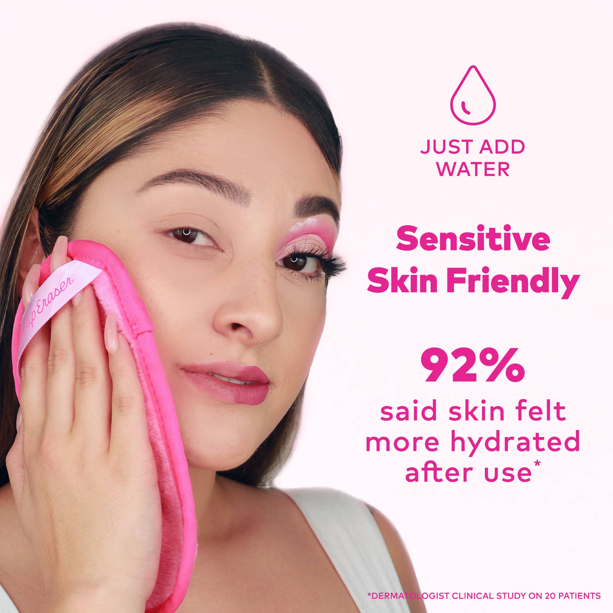 The Original MakeUp Eraser - Mini MakeUp Eraser PRO - Pink