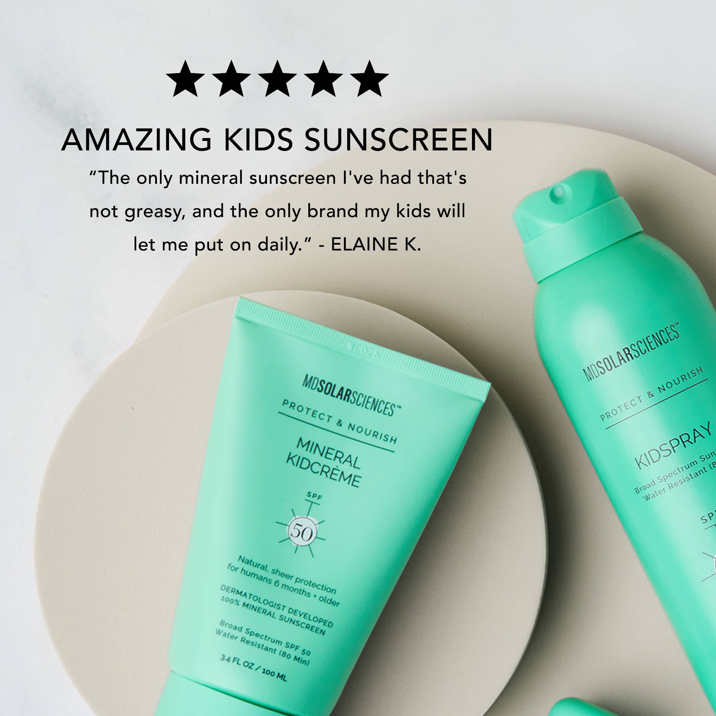 MDSolarSciences - KidCrème SPF 50 Kids Mineral Sunscreen