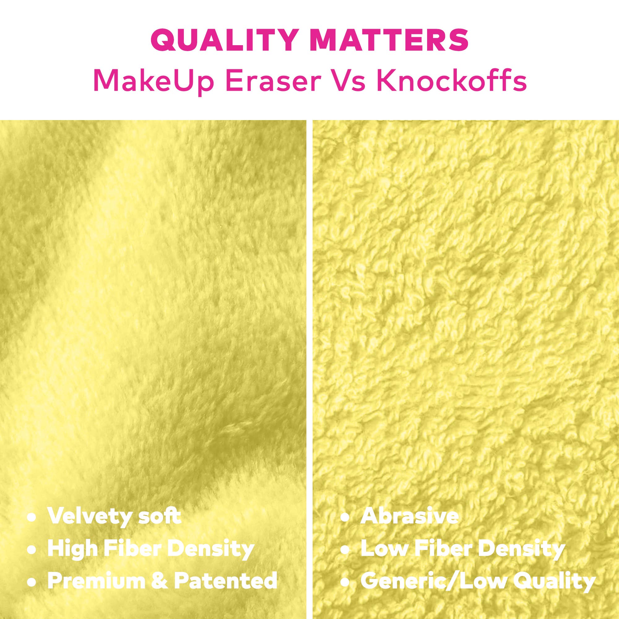The Original MakeUp Eraser - 7-Day Set & MakeUp Bag Gift Set - Limoncello