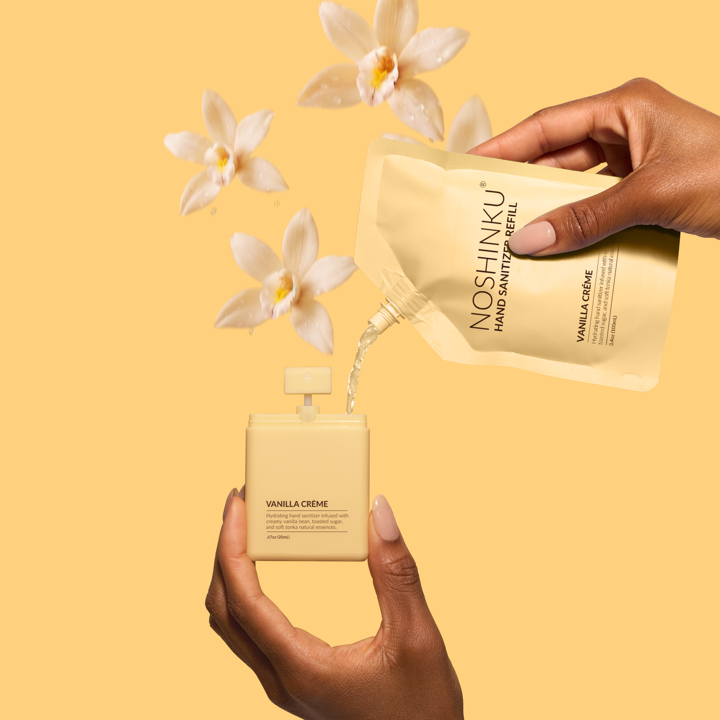 Noshinku - Vanilla Créme Moisturizing Hand Sanitizer