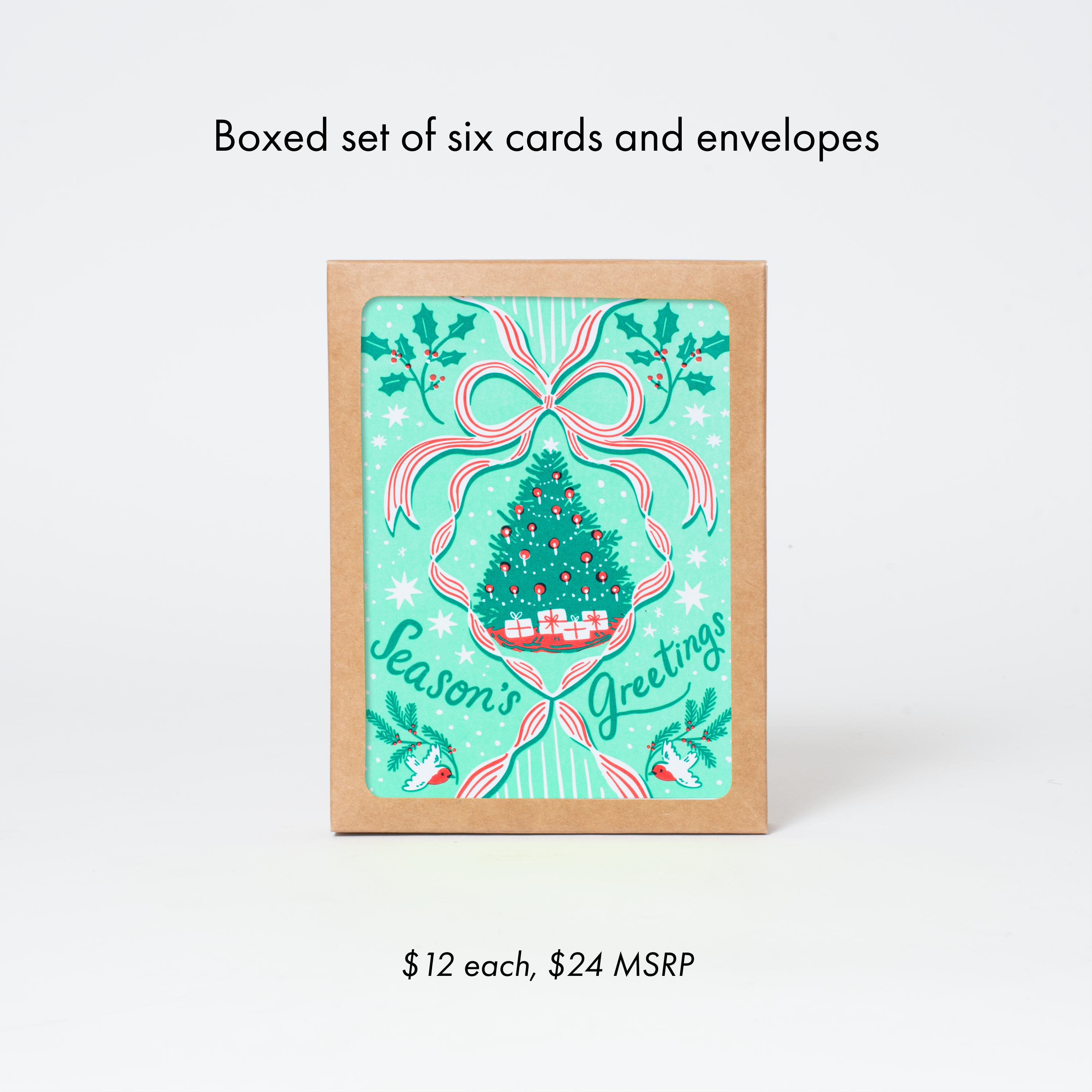 Egg Press Manufacturing - Vintage Tree Holiday Letterpress Card by Hello!Lucky: Paper tab