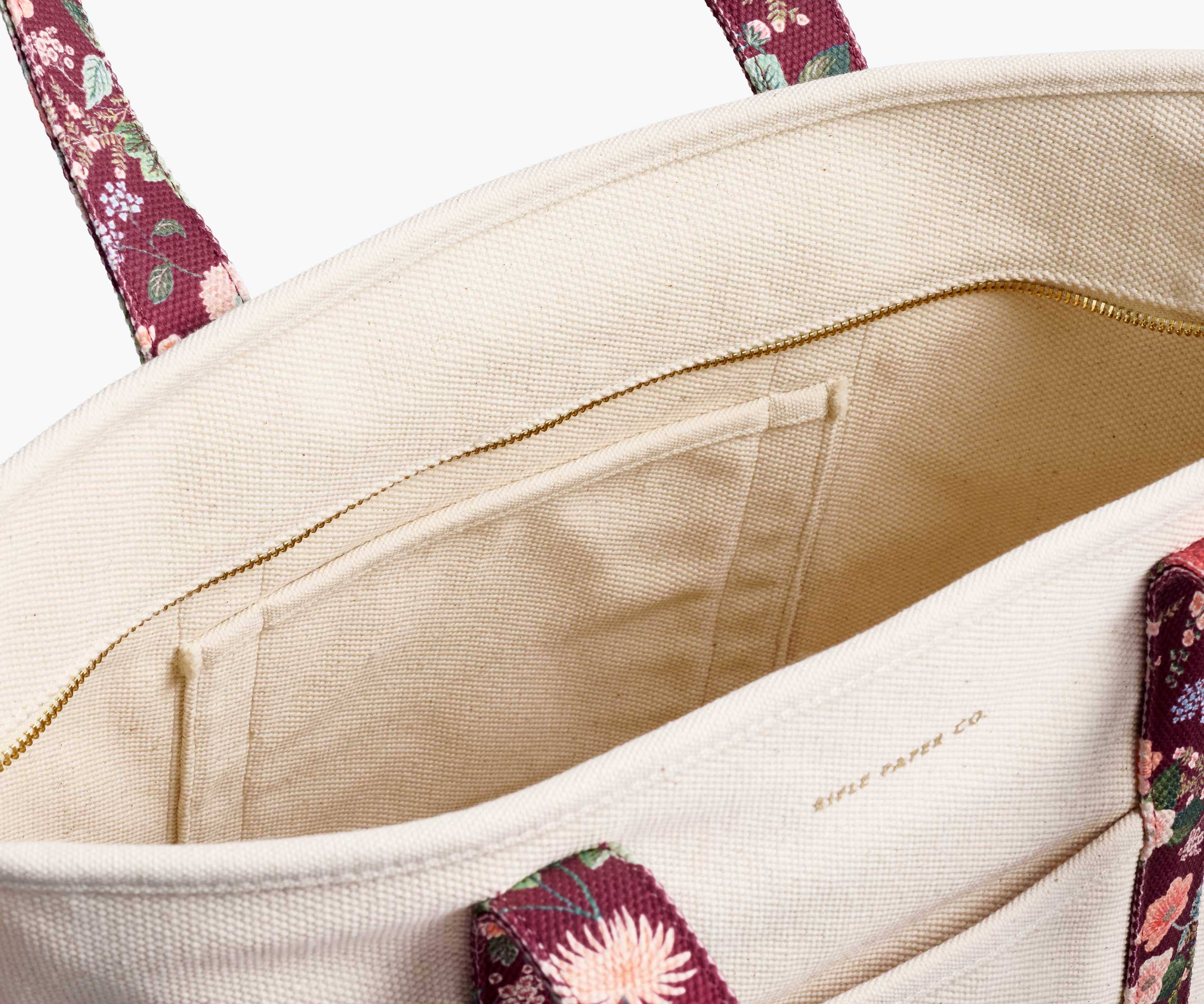 Rifle Paper Co. - Dahlia Canvas Tote Bag