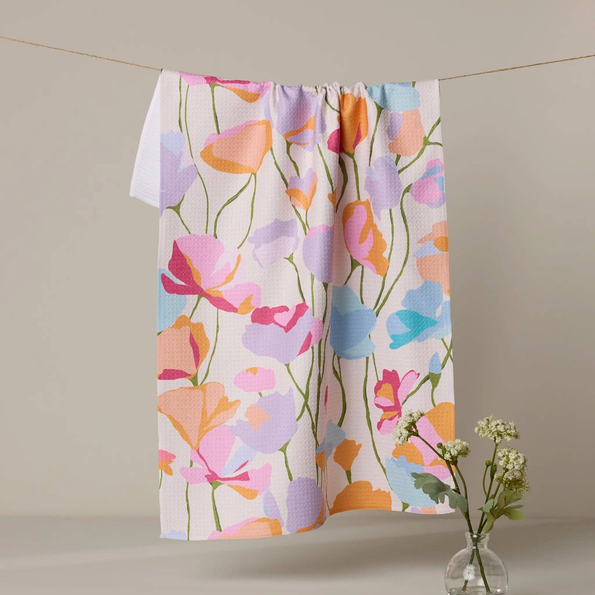 Geometry House - Sunlit Garden Kitchen Tea Towel