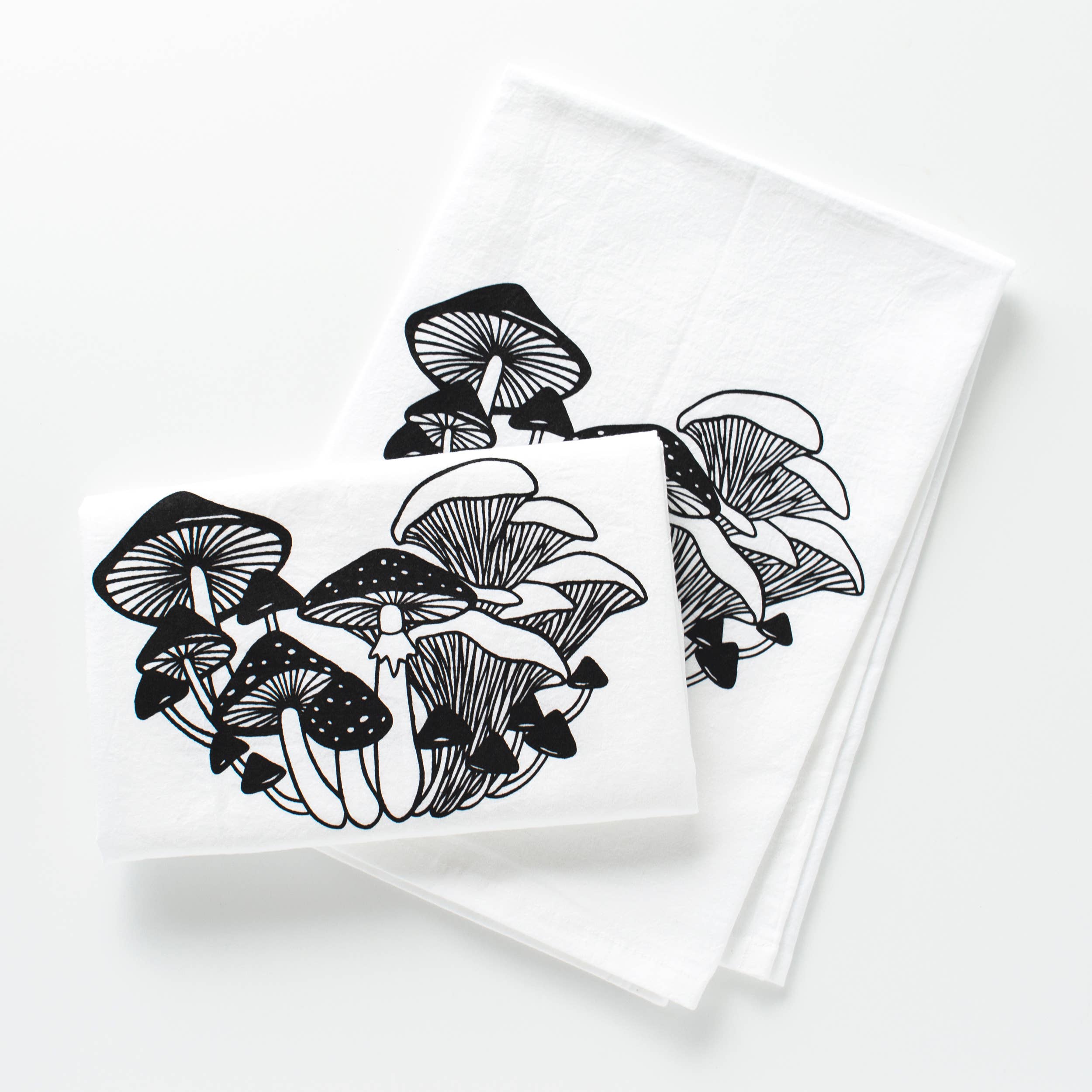 Bird Mafia - Mushrooms Flour Sack Towel: Mushroom