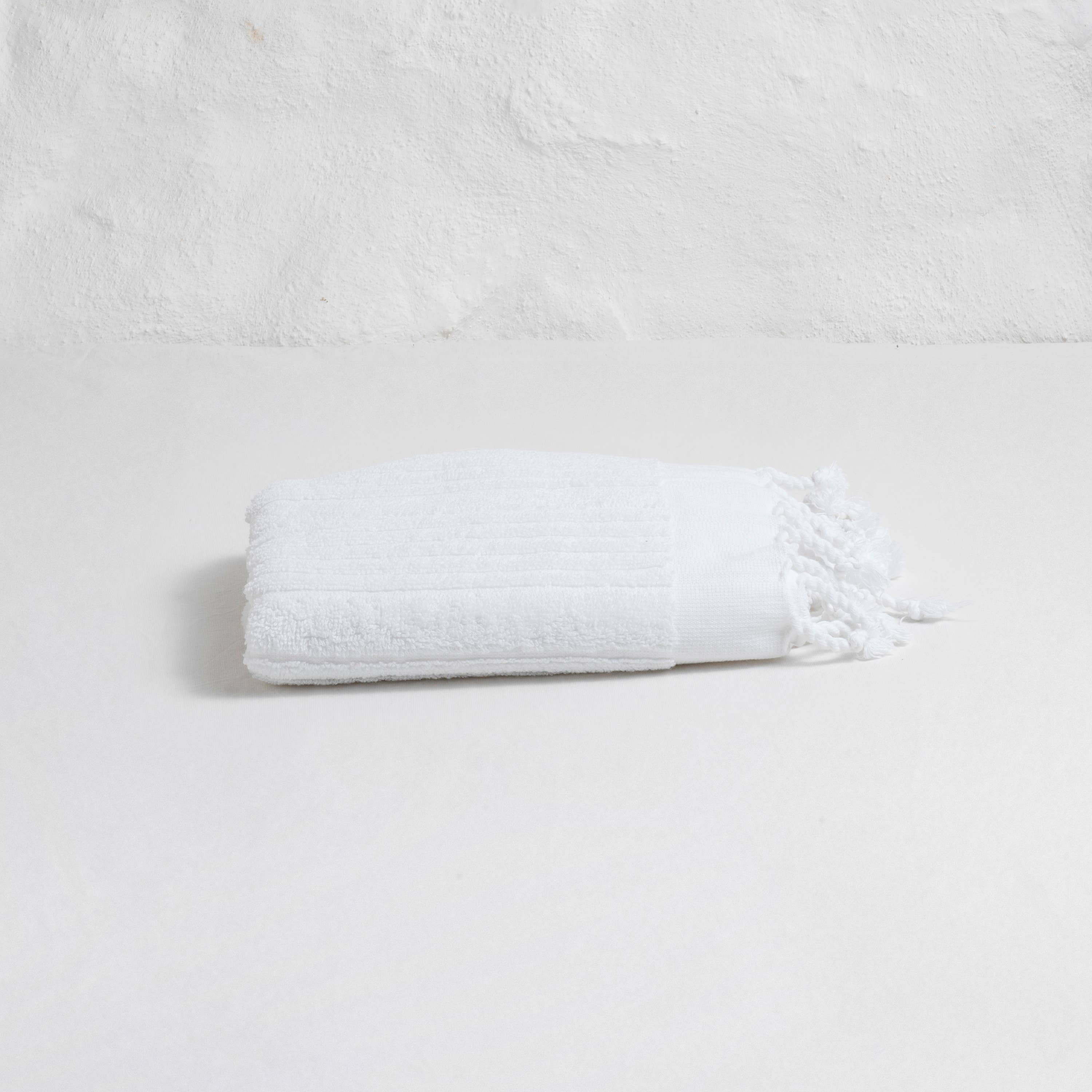 loom.ist - Ottoman Terry Hand Towel: White