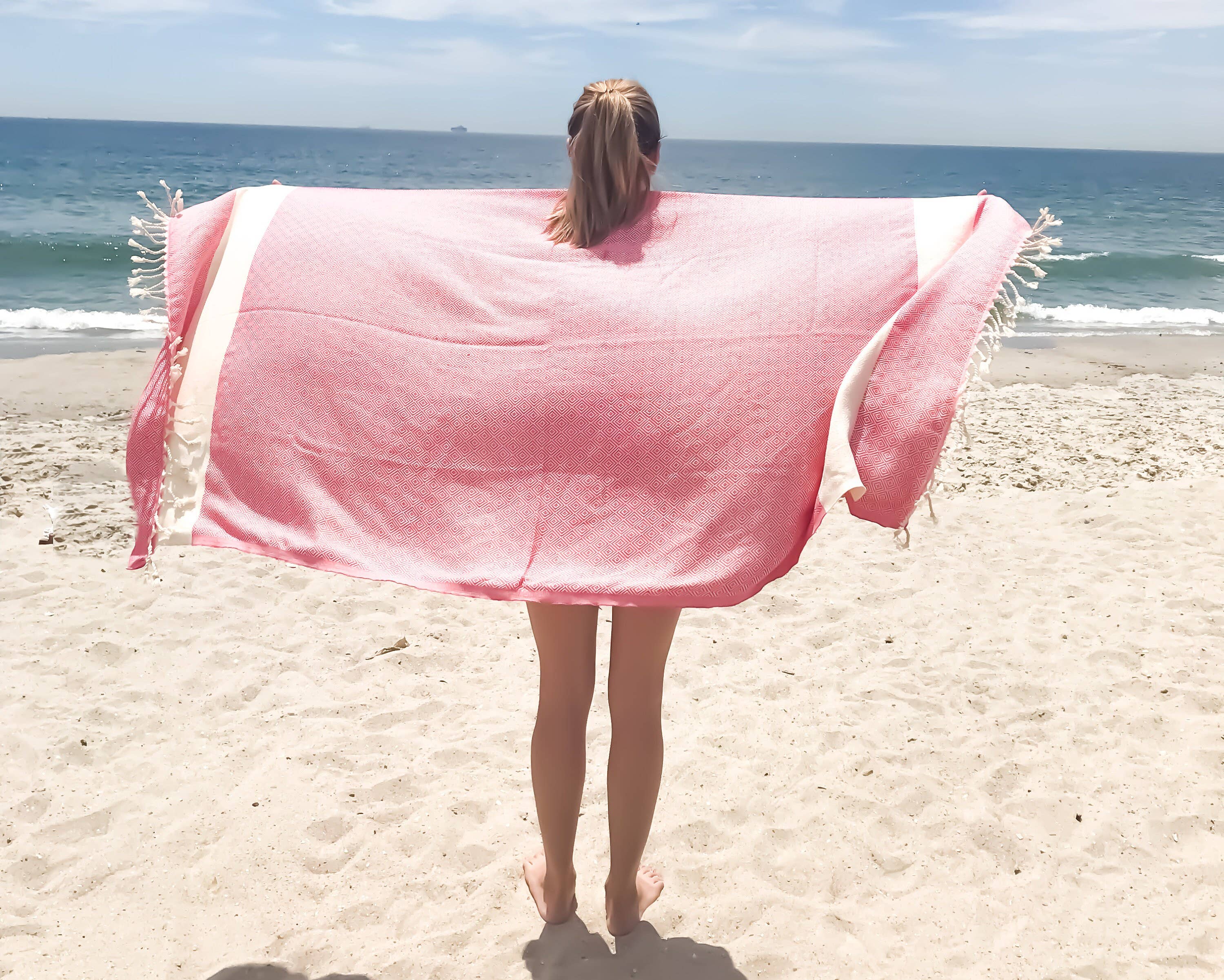 Kalkedon Towels - Turkish Towel | Peshtemal | Sand Resistant Beach Towel: Dark Green