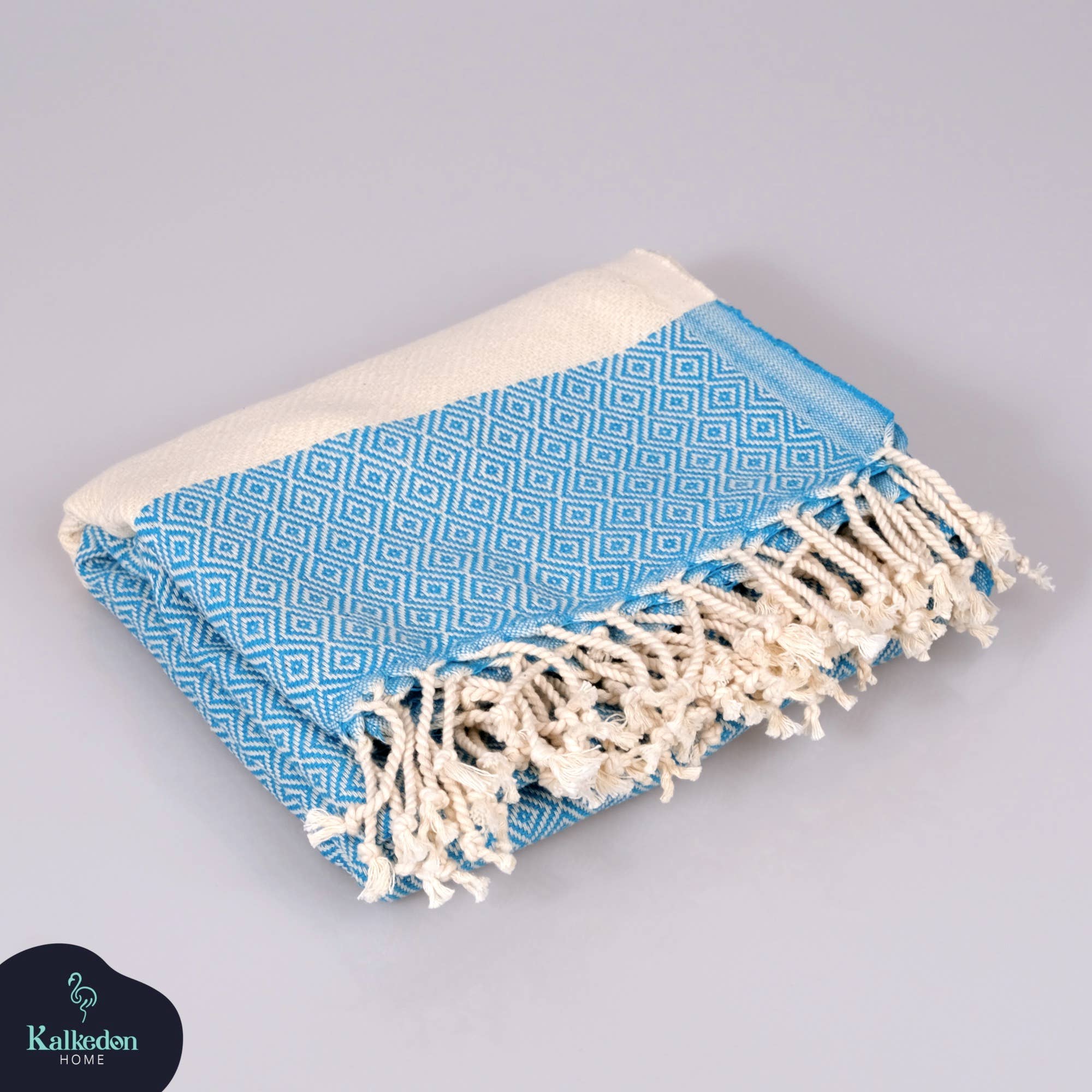 Kalkedon Towels - Turkish Towel | Peshtemal | Sand Resistant Beach Towel: Dark Green