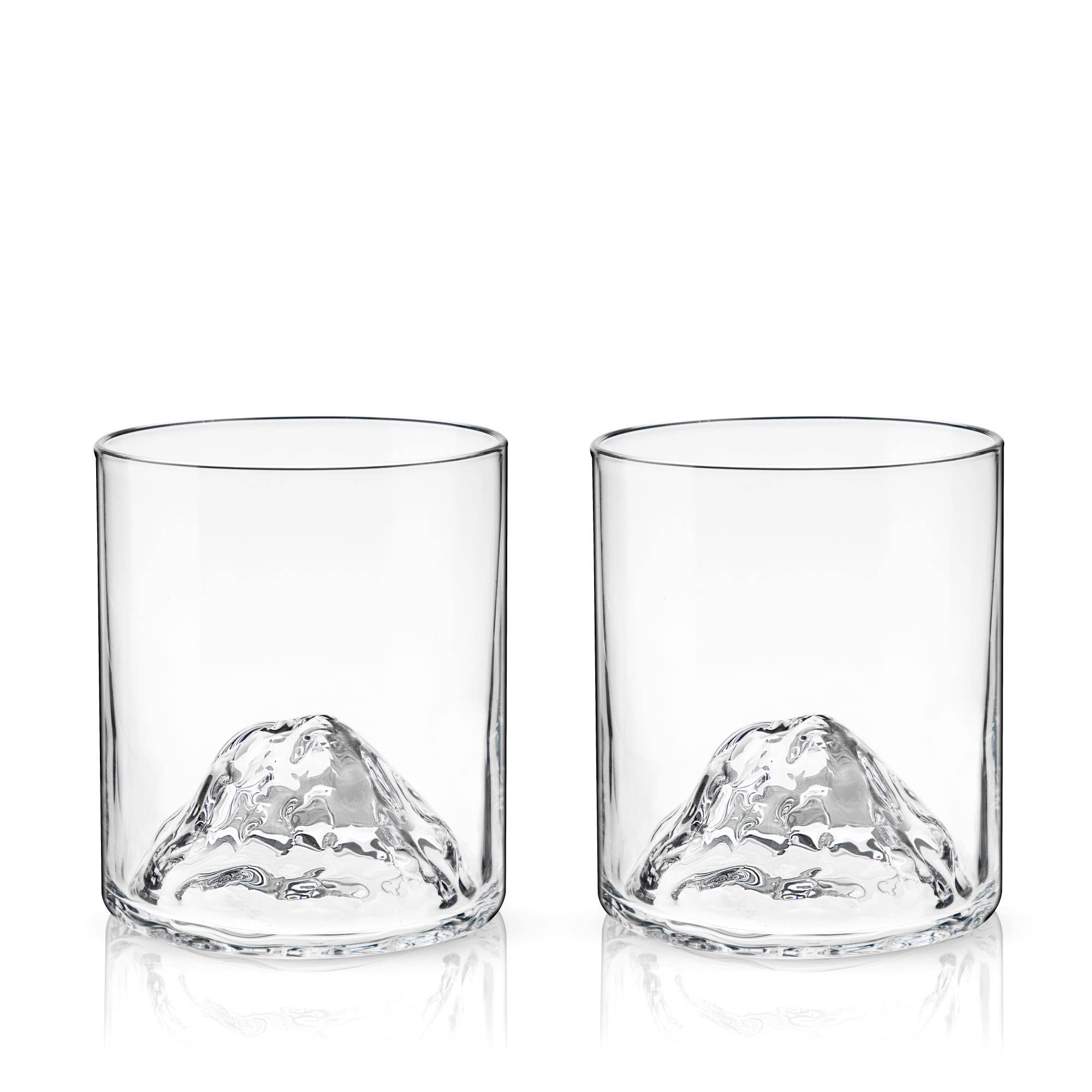 Viski - Pacific Northwest Mountain Themed Crystal Tumblers Set of 2