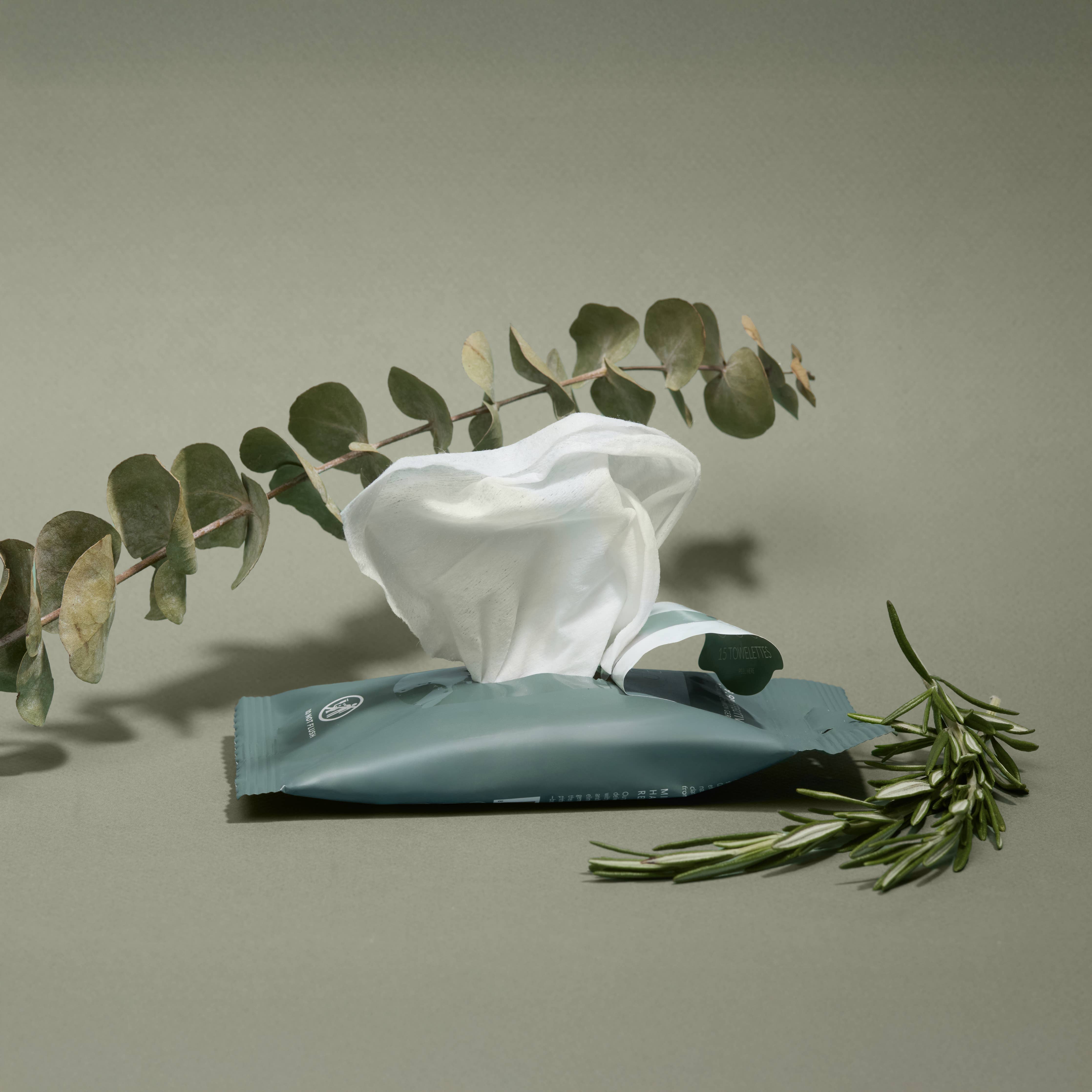 Noshinku - Eucalyptus Nourishing & Sanitizing Travel Wipes