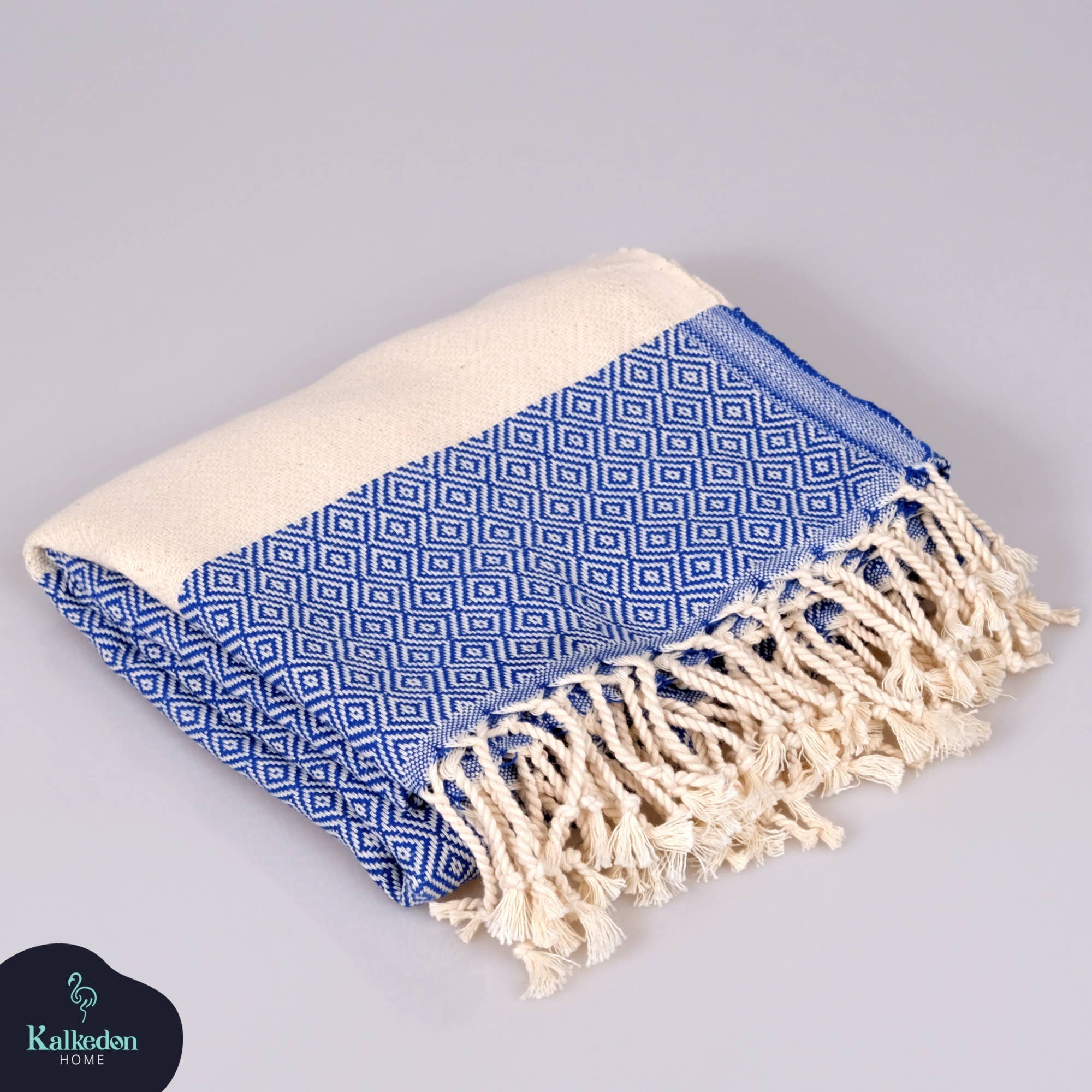 Kalkedon Towels - Turkish Towel | Peshtemal | Sand Resistant Beach Towel: Dark Green