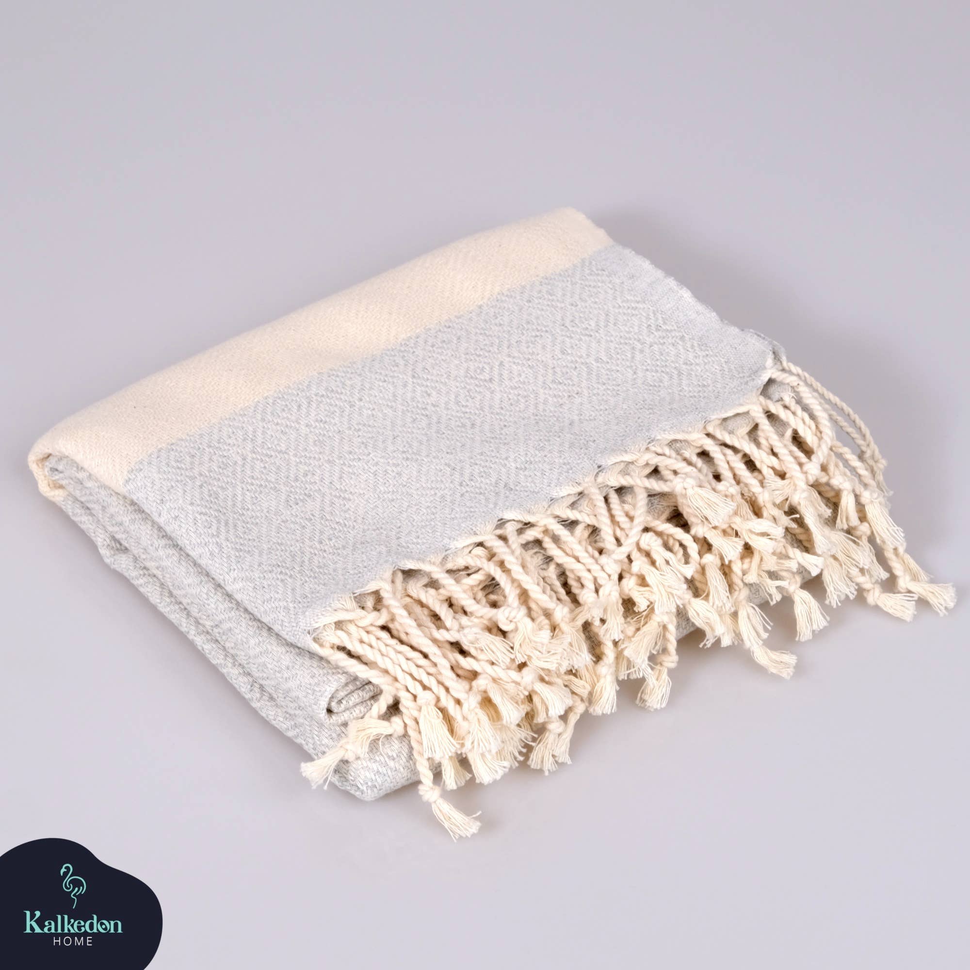 Kalkedon Towels - Turkish Towel | Peshtemal | Sand Resistant Beach Towel: Dark Green