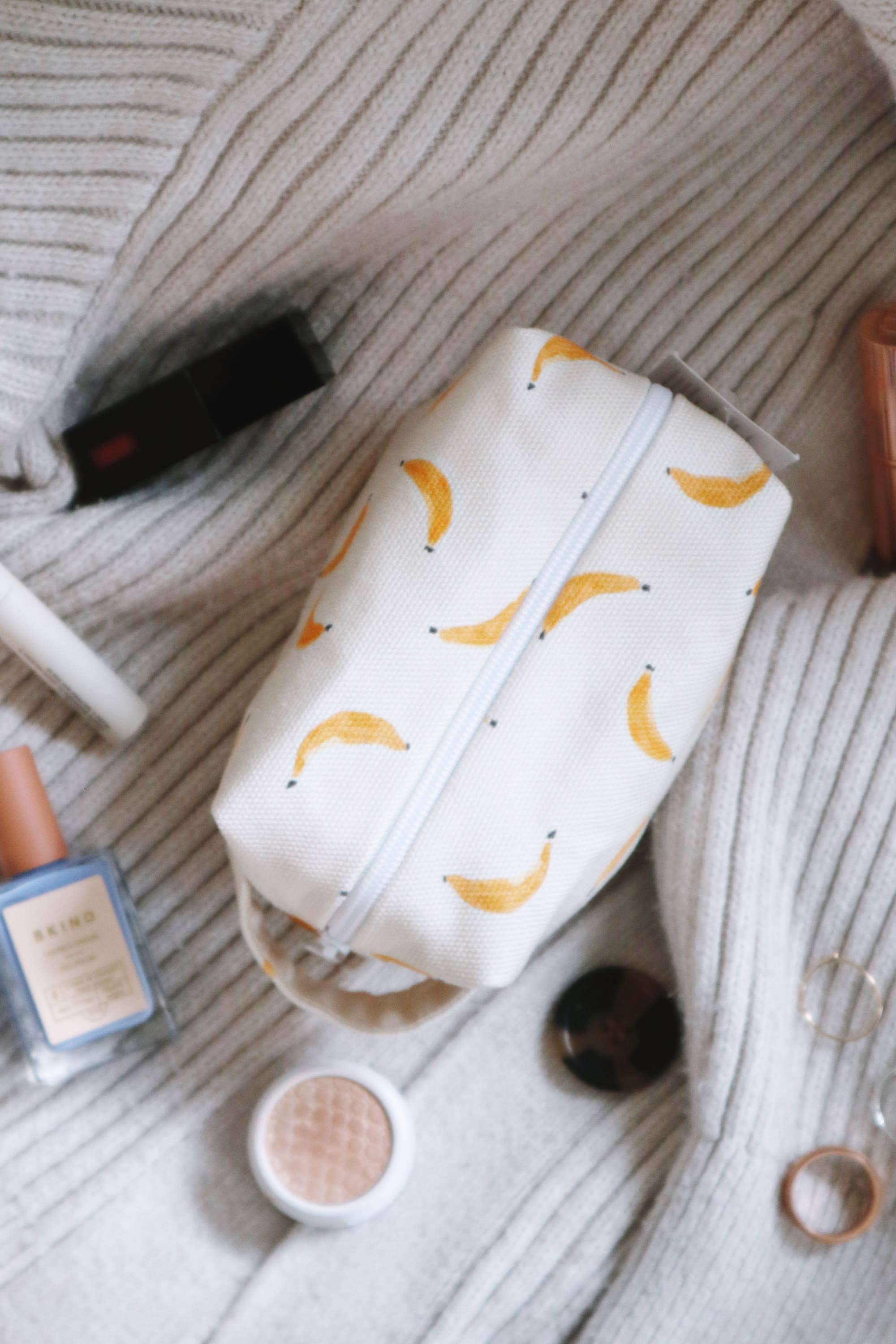 Freon Collective - Mini Makeup Bag - Banana
