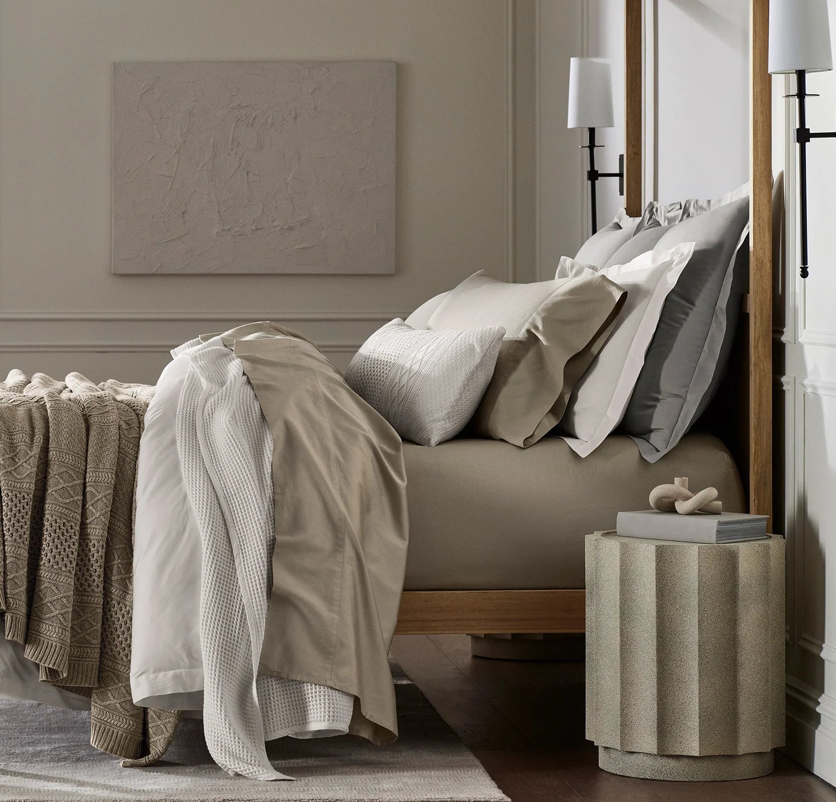 Boll & Branch - Signature Hemmed Sheet Set - Oak (Pre-Order)