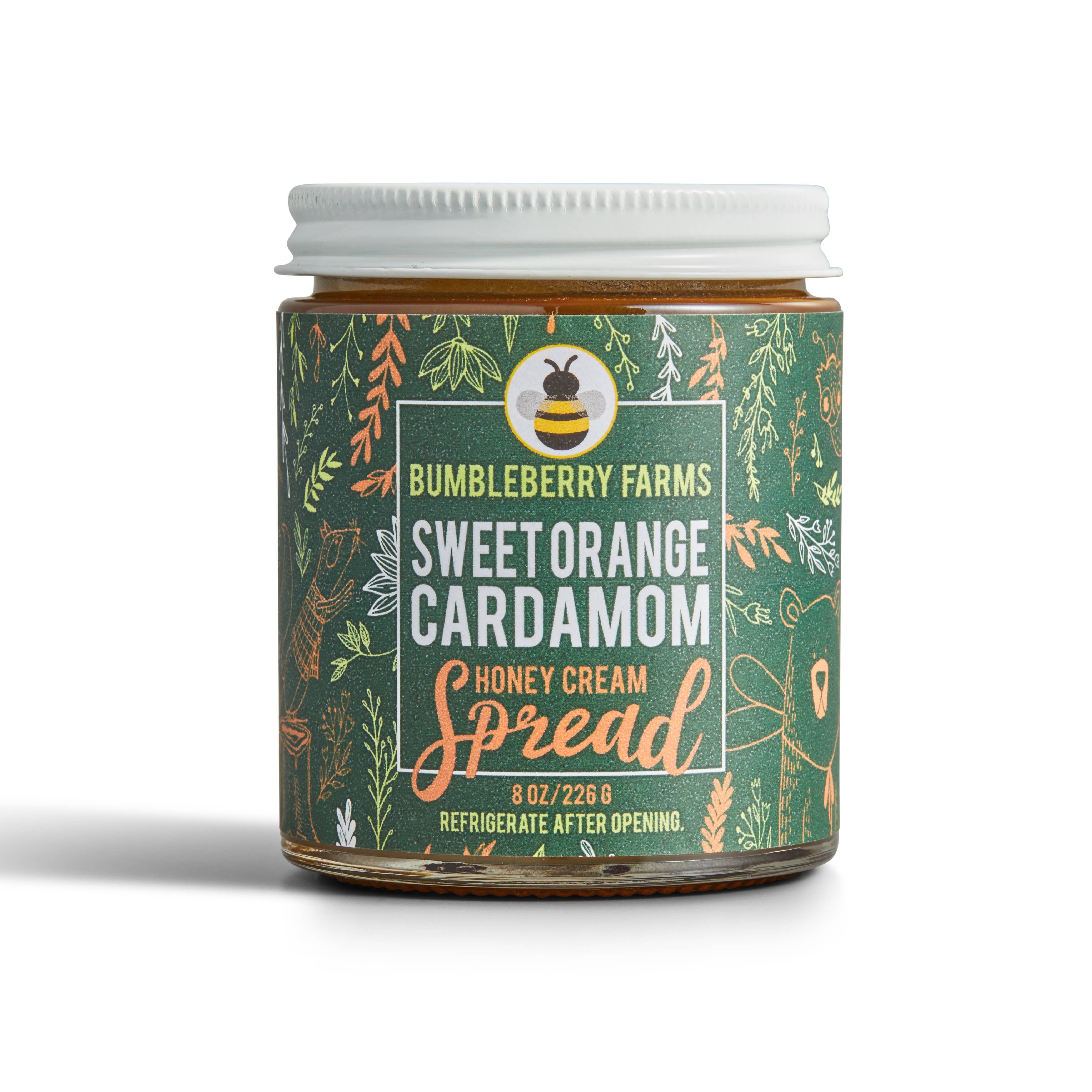 Bumbleberry Farms - Sweet Orange Cardamom Honey Cream Spread