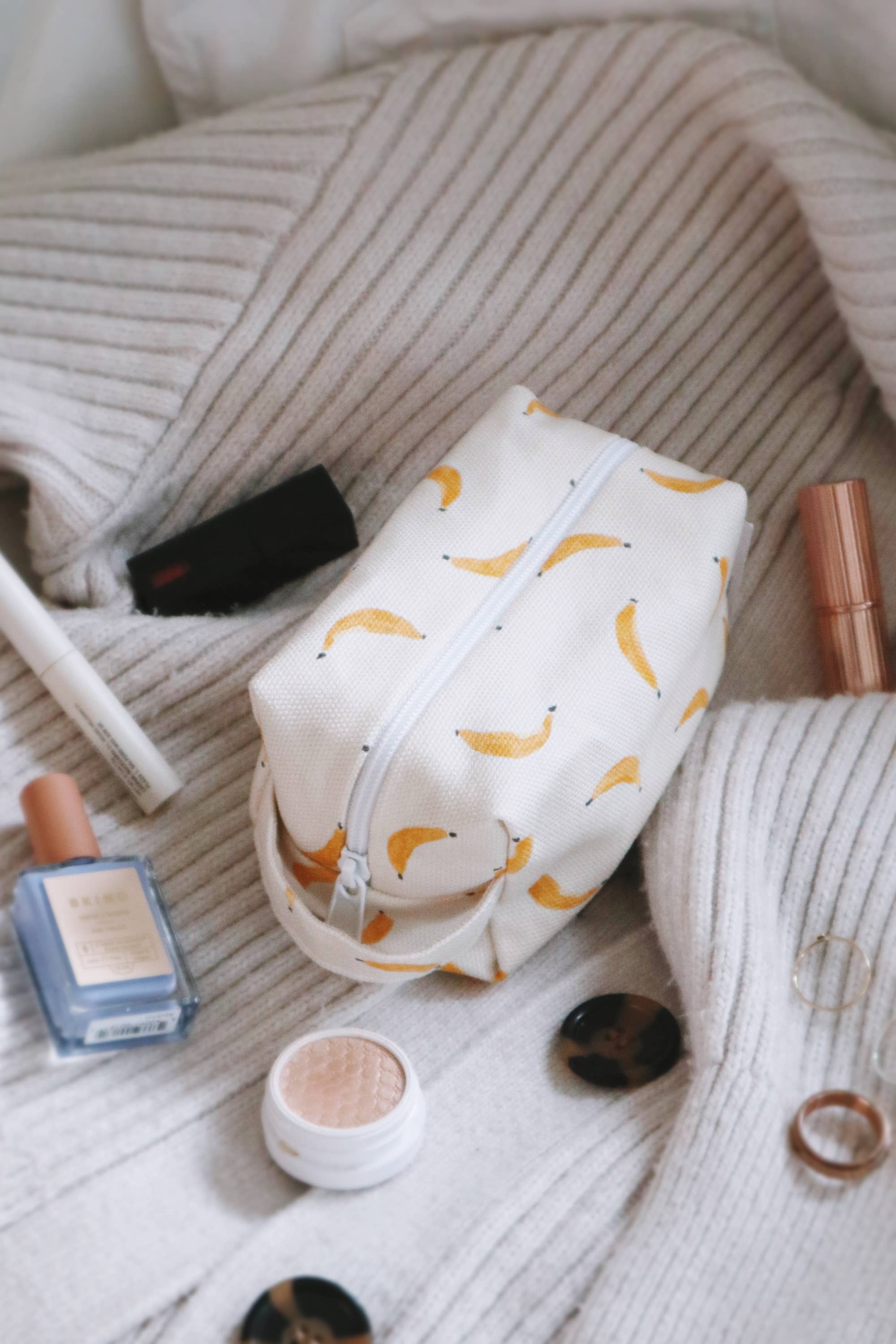 Freon Collective - Mini Makeup Bag - Banana