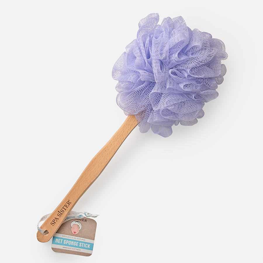 Bath Accessories Company - Net Sponge Stick (Lavender)