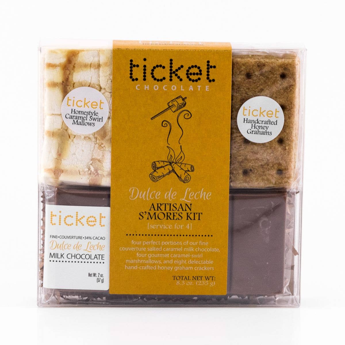 Ticket Chocolate - Artisan Smores Kits - Service for Four