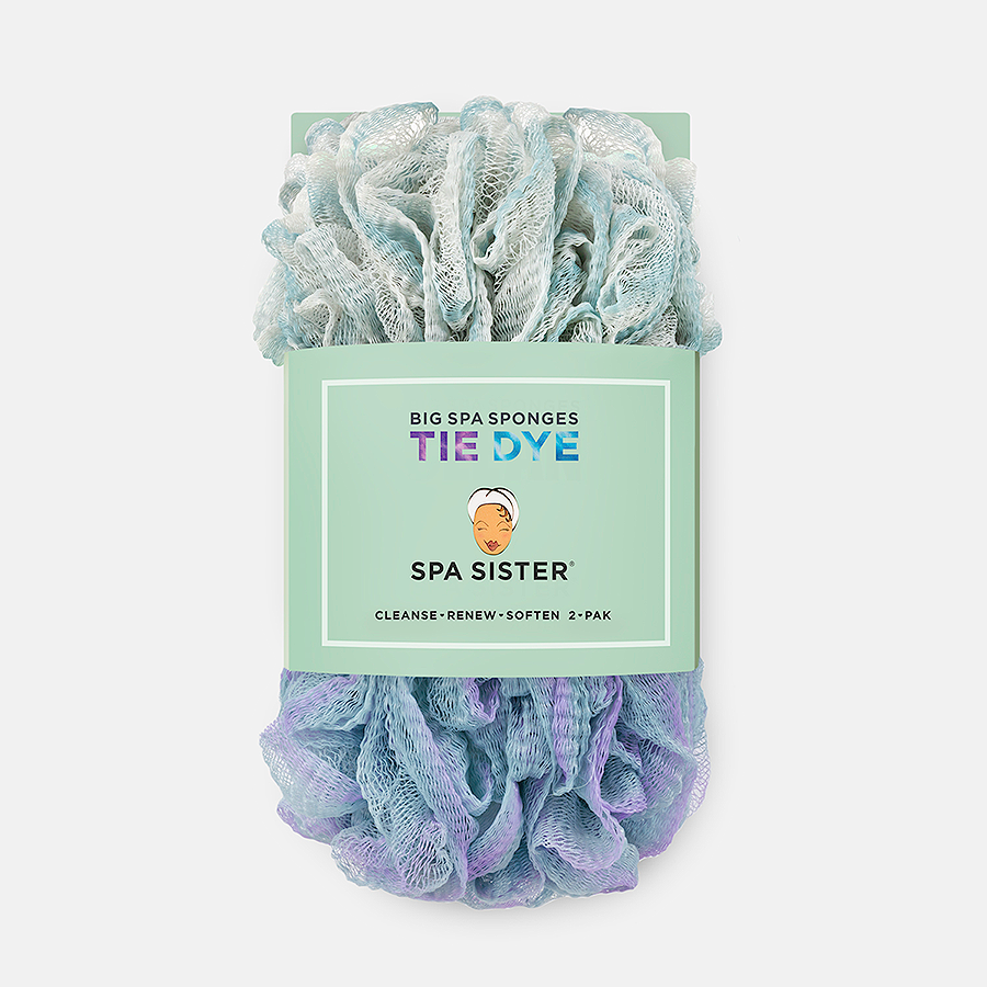 Bath Accessories Company - Fog Marine/Lavender Tie Dye Sponges