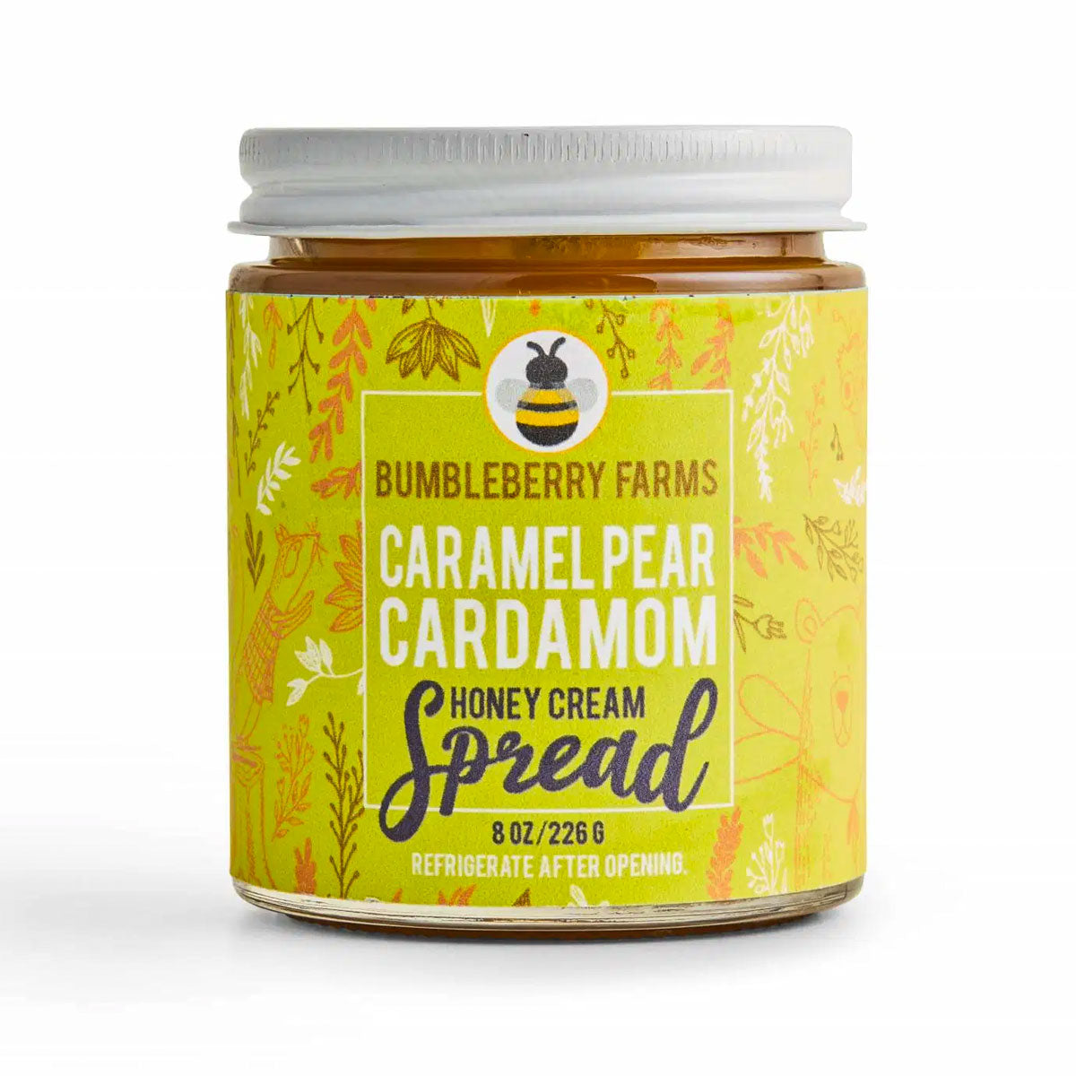 Bumbleberry Farms - Caramel Pear Cardamom Honey Cream Spread