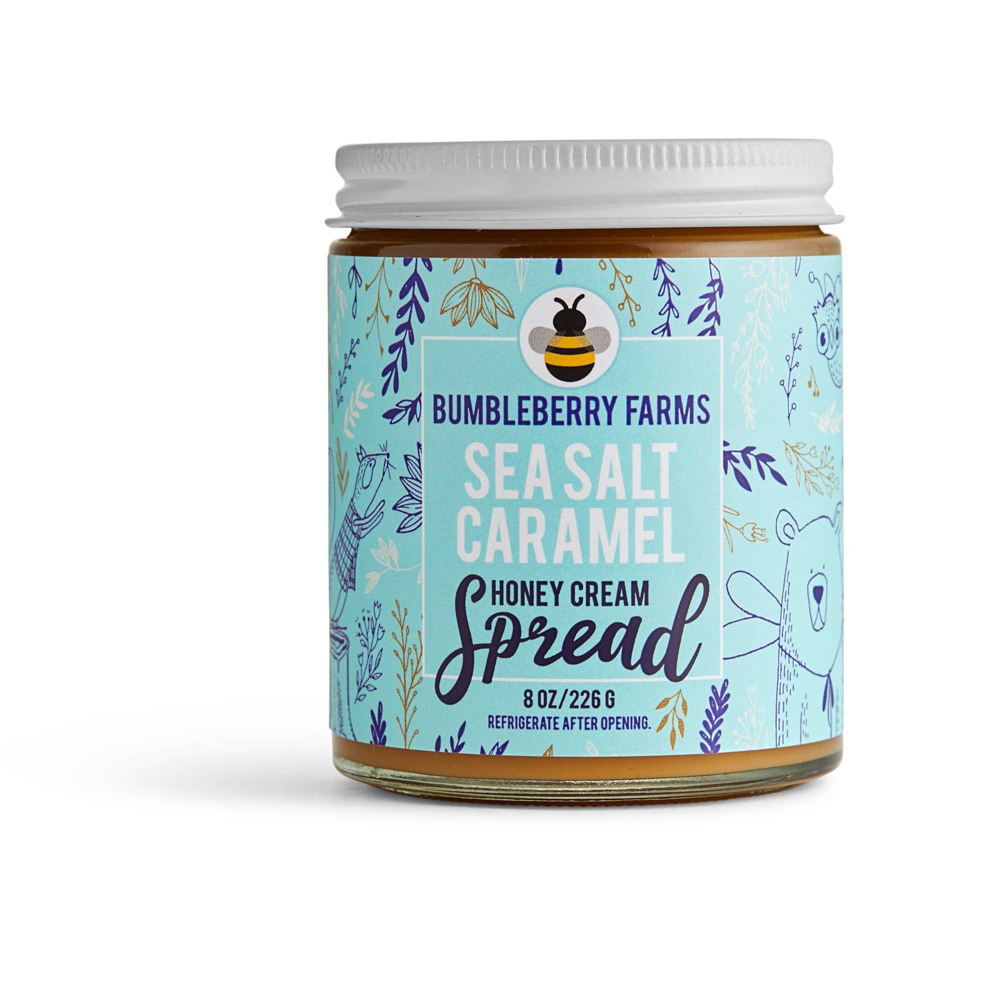 Bumbleberry Farms - Sea Salt Caramel Honey Cream Spread - 8OZ