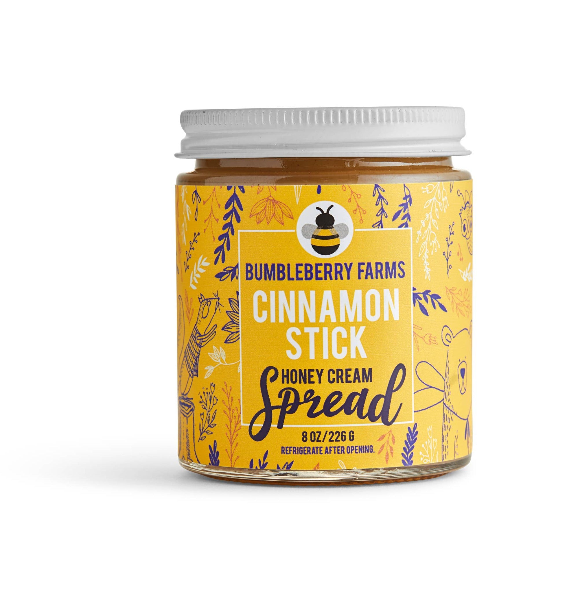 Bumbleberry Farms - Cinnamon Stick Honey Cream Spread - 8OZ