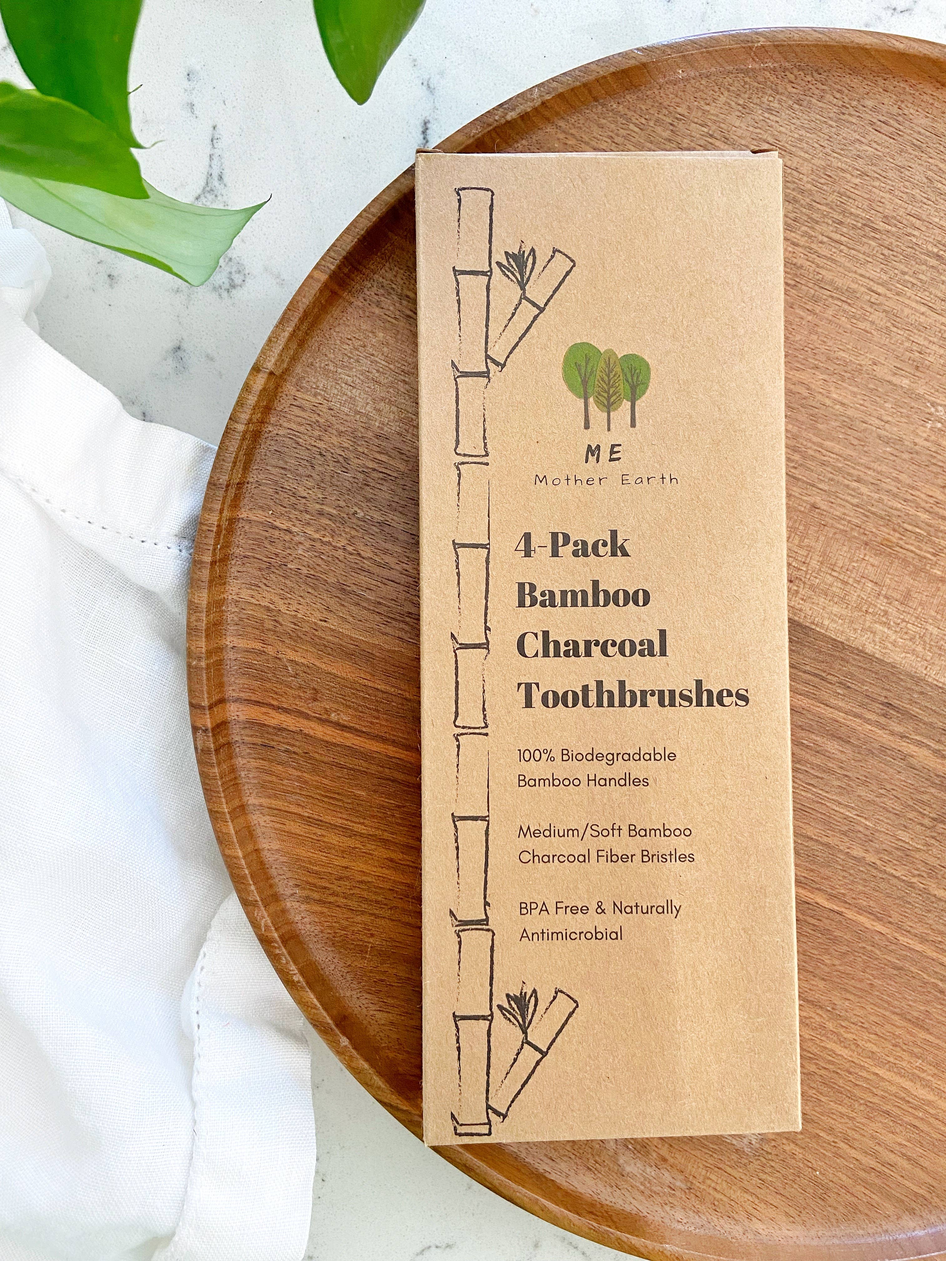 Me Mother Earth - Bamboo Charcoal Toothbrush