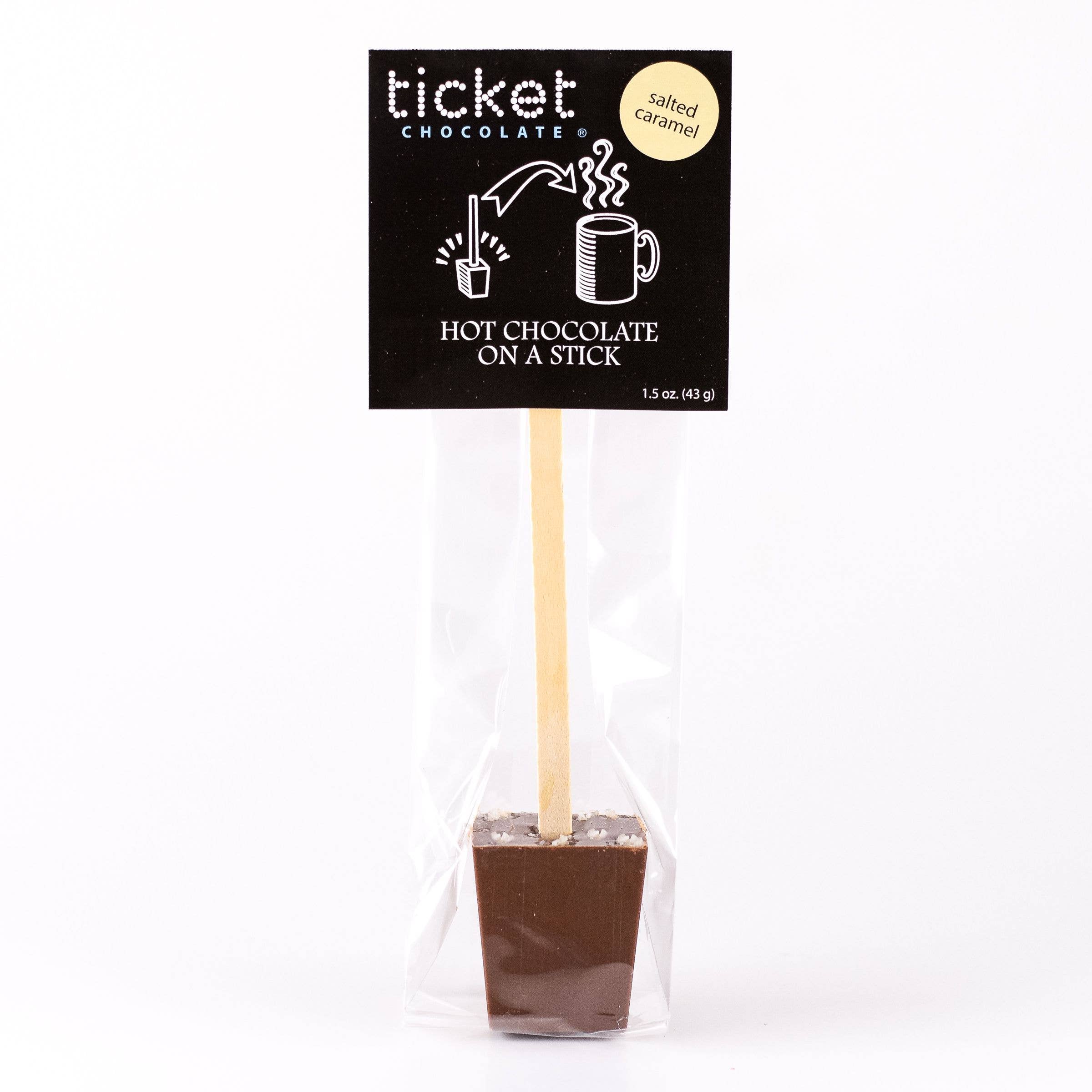 Ticket Chocolate - French Truffle - Hot Chocolate on a Stick - Single