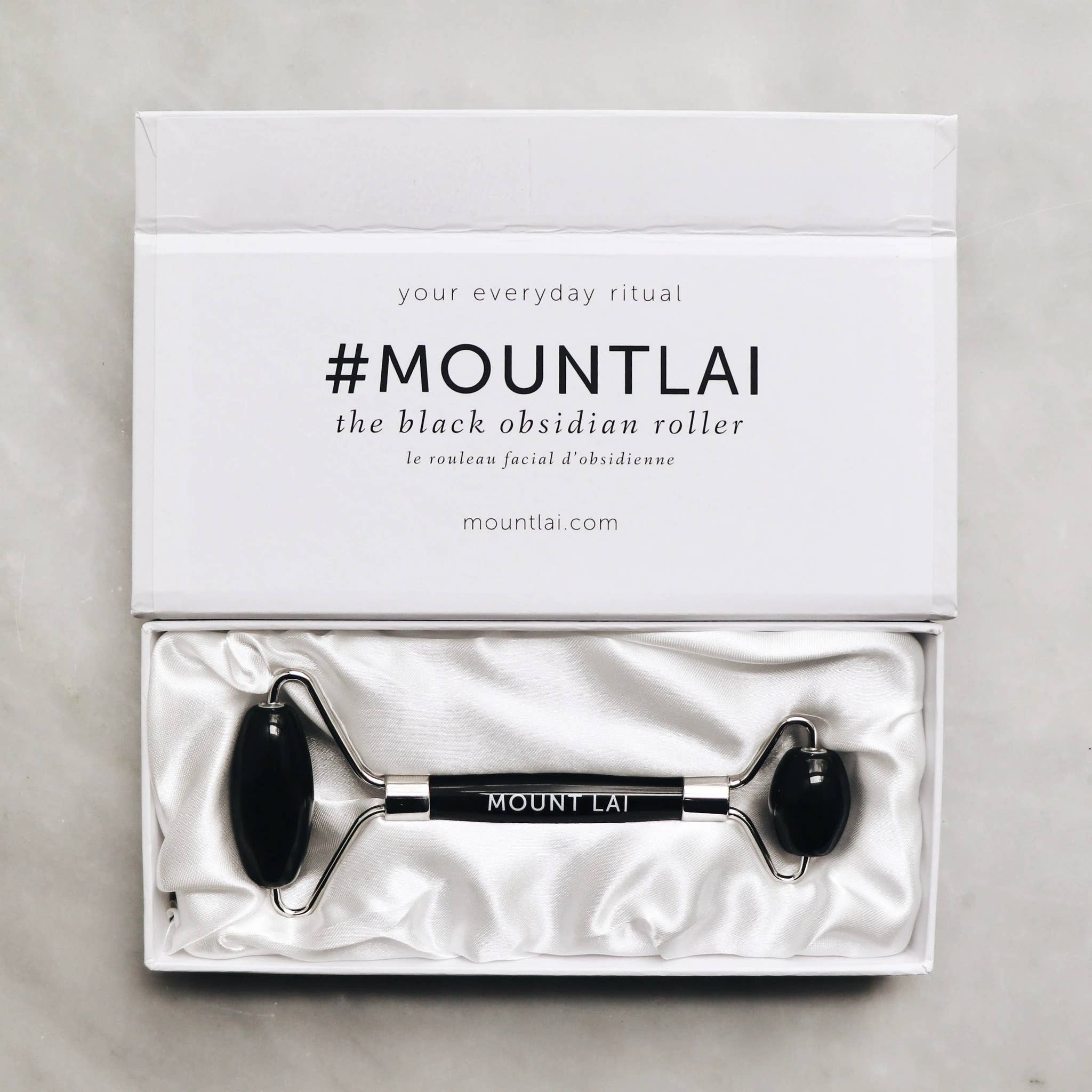 Mount Lai - The Warming Black Obsidian Facial Roller
